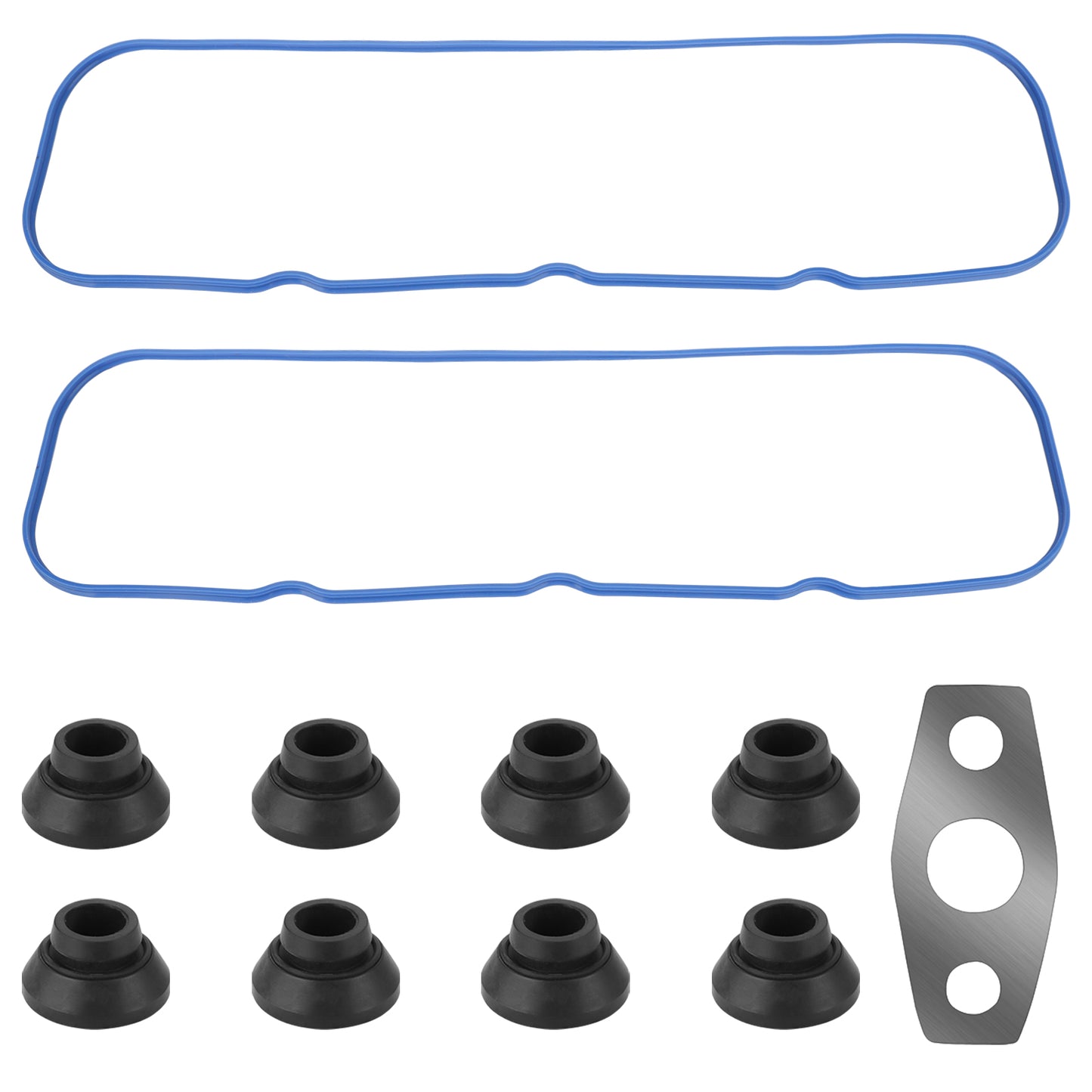 12637683 VS50504R1 Valve Cover Gasket Set - Car Engine Valve Cover Gasket Kit Compatible for Chevrolet Silverado Suburban,Tightly Sealing Car Accessories