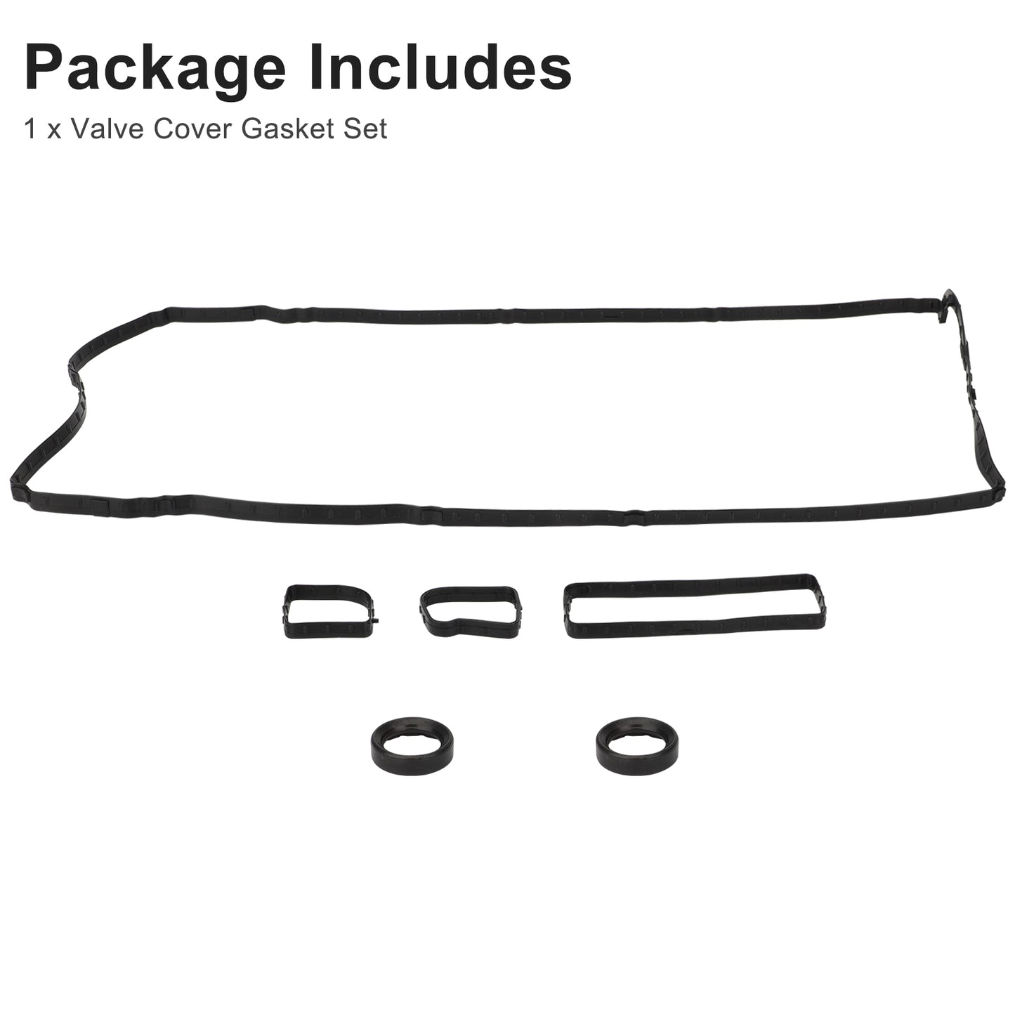 VS50877R Valve Cover Gasket Set - elastomer-coated gaskets,Fit for 2012 to 2020 Ford EcoSport and Ford Focus models