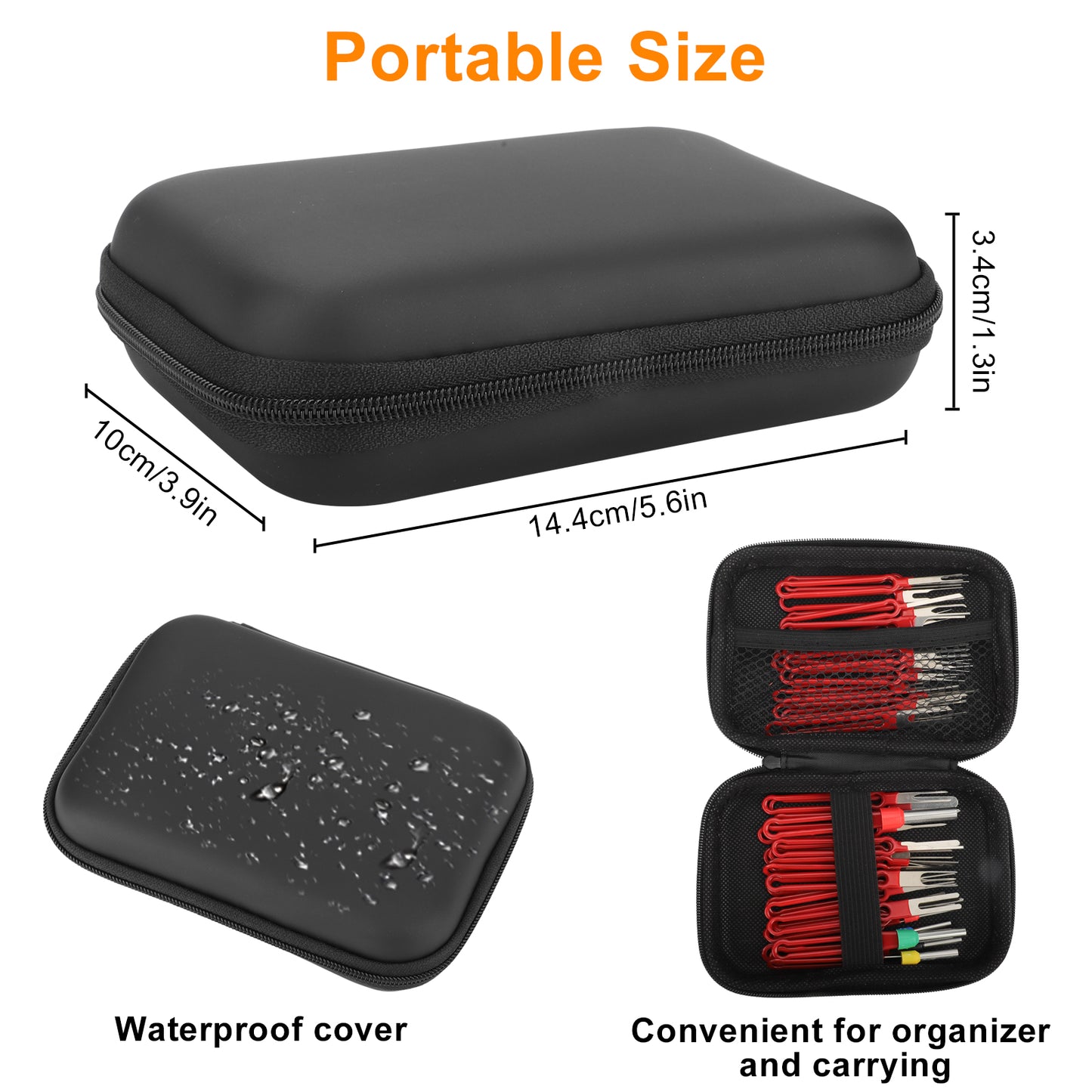 41 Pcs Terminal Removal Tool Kit - Durable Pin Extractor for Automotive and Electronic Connectors,Suitable for a wide array of applications, from automotive repairs to home appliance maintenance.