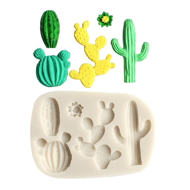 Cactus Silicone Resin Mold - Cacti Fondant Mold,Cake Decoration Chocolate Mold Kitchen Cooking Tool,DIY Handmade Making Crafts,DIY Epoxy Resin Art Craft