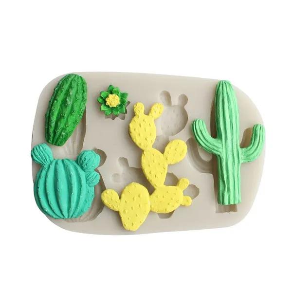 Cactus Silicone Resin Mold - Cacti Fondant Mold,Cake Decoration Chocolate Mold Kitchen Cooking Tool,DIY Handmade Making Crafts,DIY Epoxy Resin Art Craft