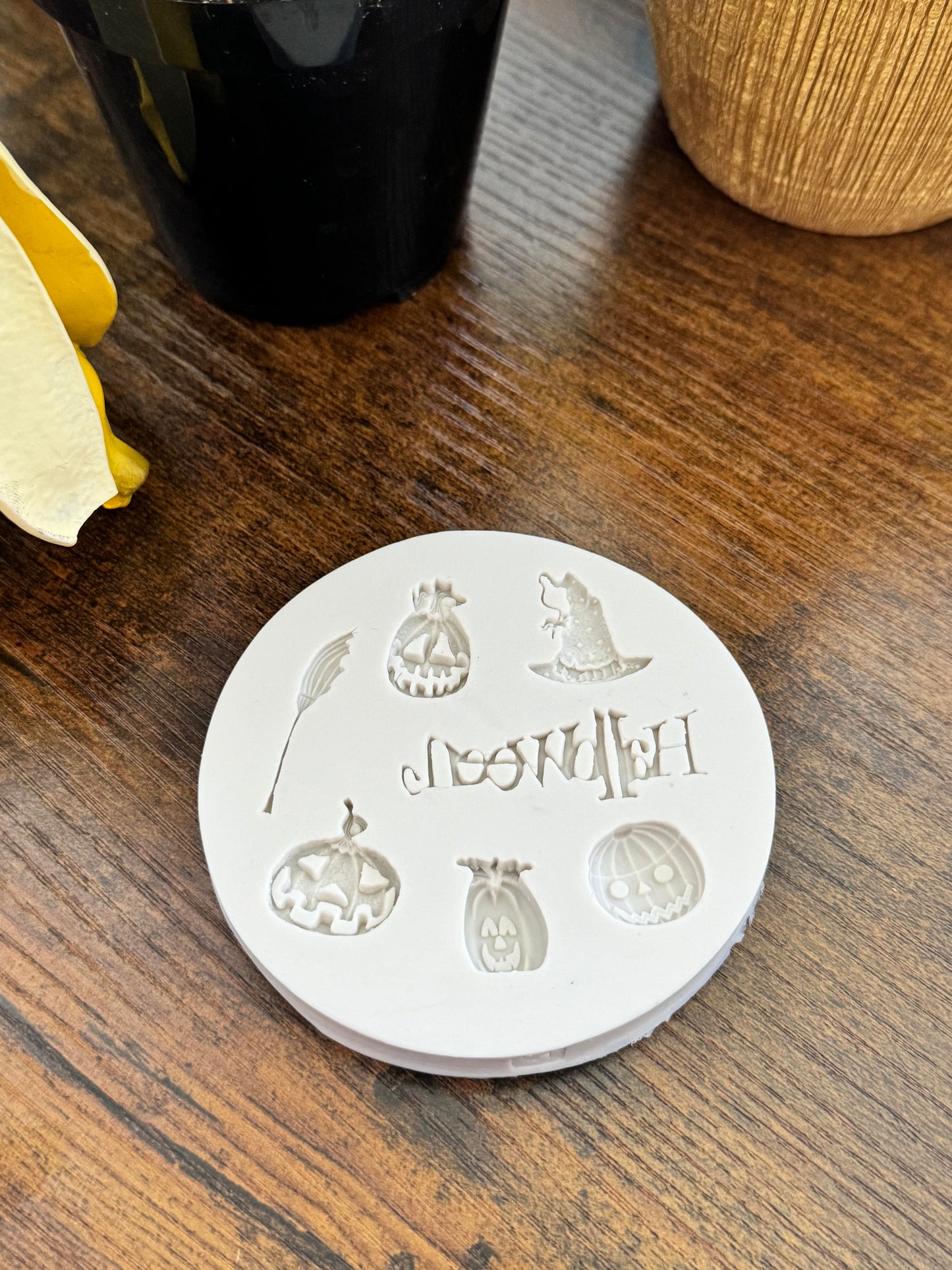 3D Halloween pumpkin Silicone Resin Mold - DIY Skull Resin Mold,Fondant Mold,DIY Chocolate Candy Cookies Crafting Party Wedding Cake Dessert Decorating Baking Mold