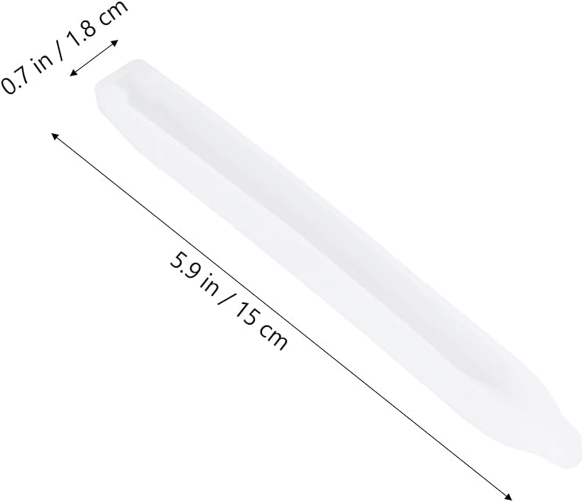 3Pcs Silicone Pen Shape Resin Molds with 5 Pen Refills - DIY Silicone Resin Molds, Epoxy Casting Molds Pen Molds Crafts Making Tool