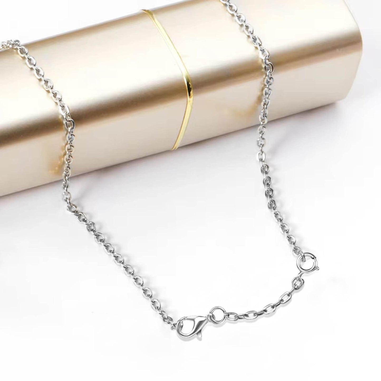 30Pcs Necklace Extender Set - 10 pcs Gold and Silver Chain Extenders with 20 Lobster Clasps Ideal for DIY jewelry making, these extenders are a must-have for any jewelry lover