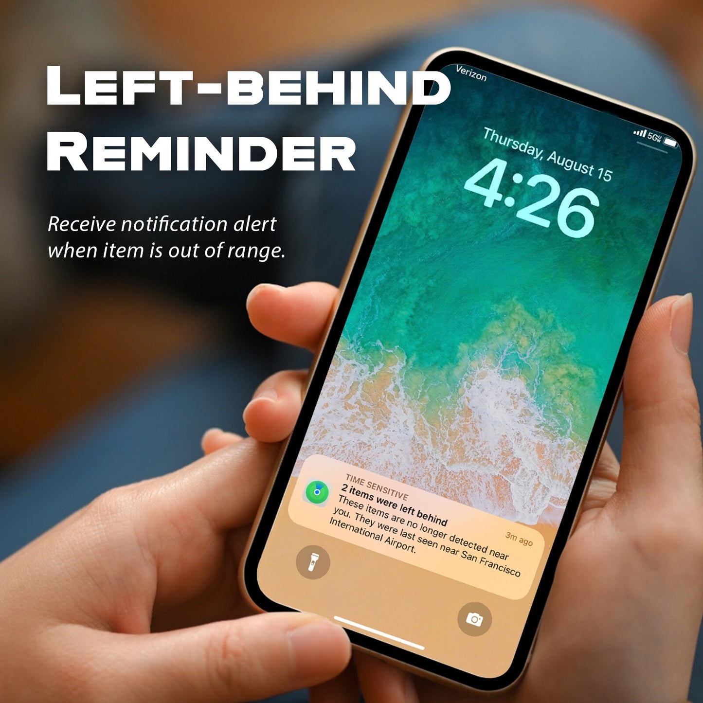 CELECTIGO Smart Wallet Tracker Card - Ultra-Thin iOS Find My Compatible, Wireless Charging, Credit Card Sized SmartCard Tracker for Wallets and Passports