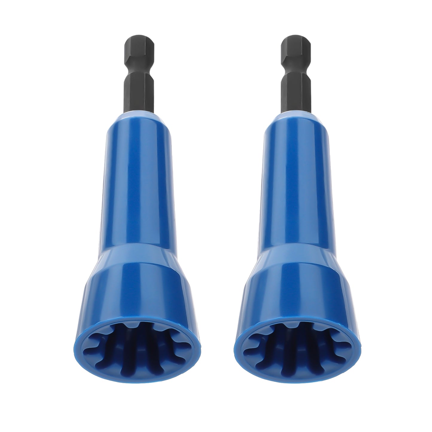 2Pcs Wire Nut Twister Set - Constructed from high-quality nylon plastic ,1/4 inch Chuck Compatible with Most Drills(Blue)