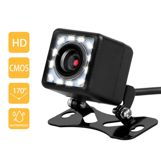 Night Vision Backup Camera, Car Rear View Camera Waterproof High Definition 170 Degree Viewing Angle HD Video Recorder