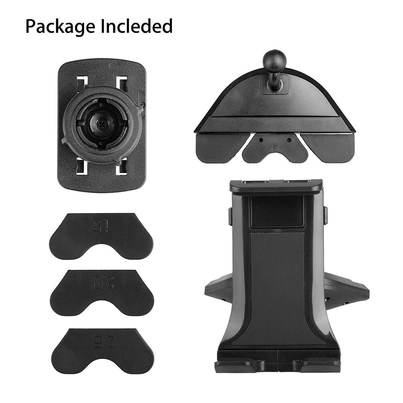 Universal Car CD Slot Mount, Adjustable Tablet Phone Mount Holder for 7"-12" Devices iPad 2/3/4/5, Samsung Galaxy Tab 3/4/A/S, Garmin GPS, Other Table Device