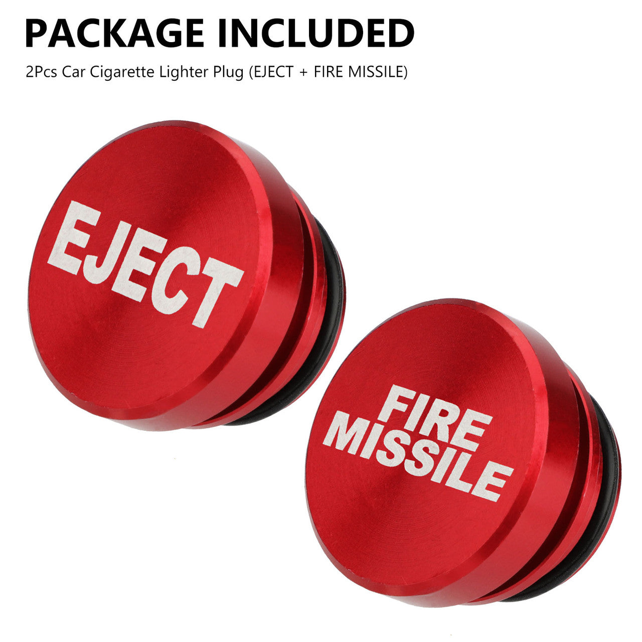 Universal Fire Missile/Eject Button for your Car Cigarette Lighter Cover