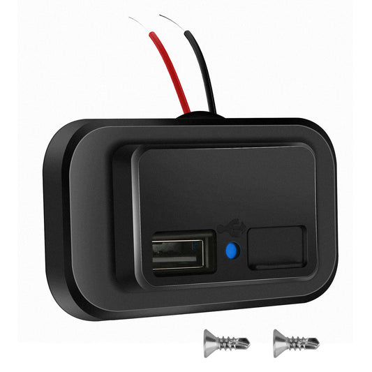 Dual USB Car Charger Socket for Boat, RV, ATV, and more