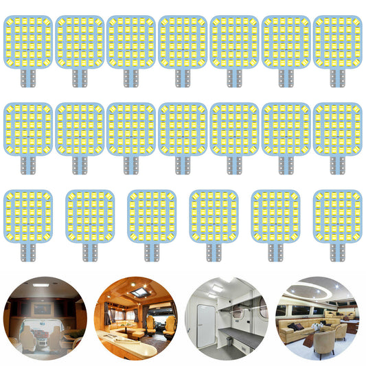 20 Pcs Super Bright 921 T10 922 912 6000K White LED Bulbs - Replacement Lighting 36-SMD for Automotives,Car,Marine Ceiling Indoor Light