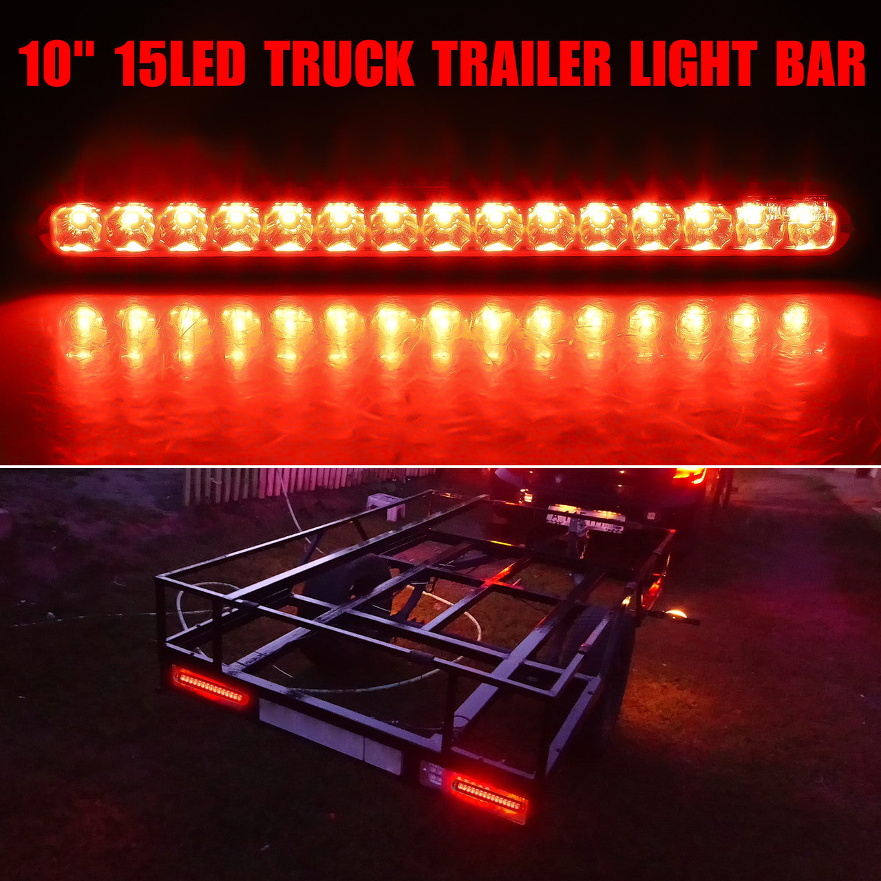 Brake Tail Light Truck Tail Light, Compatible with Automotive Vehicles