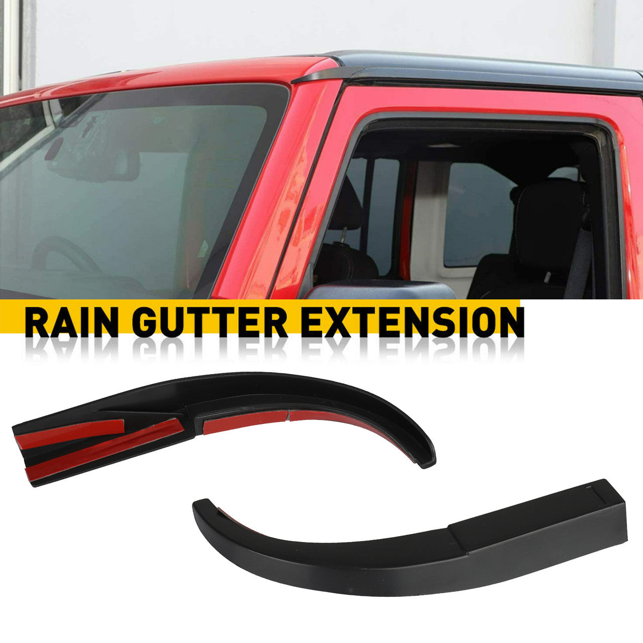 Water Rain Diverters that are Resistant to High Temperatures and Rain, Suitable for Jeep