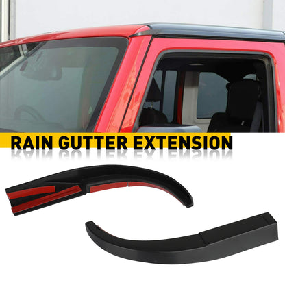Water Rain Diverters that are Resistant to High Temperatures and Rain, Suitable for Jeep