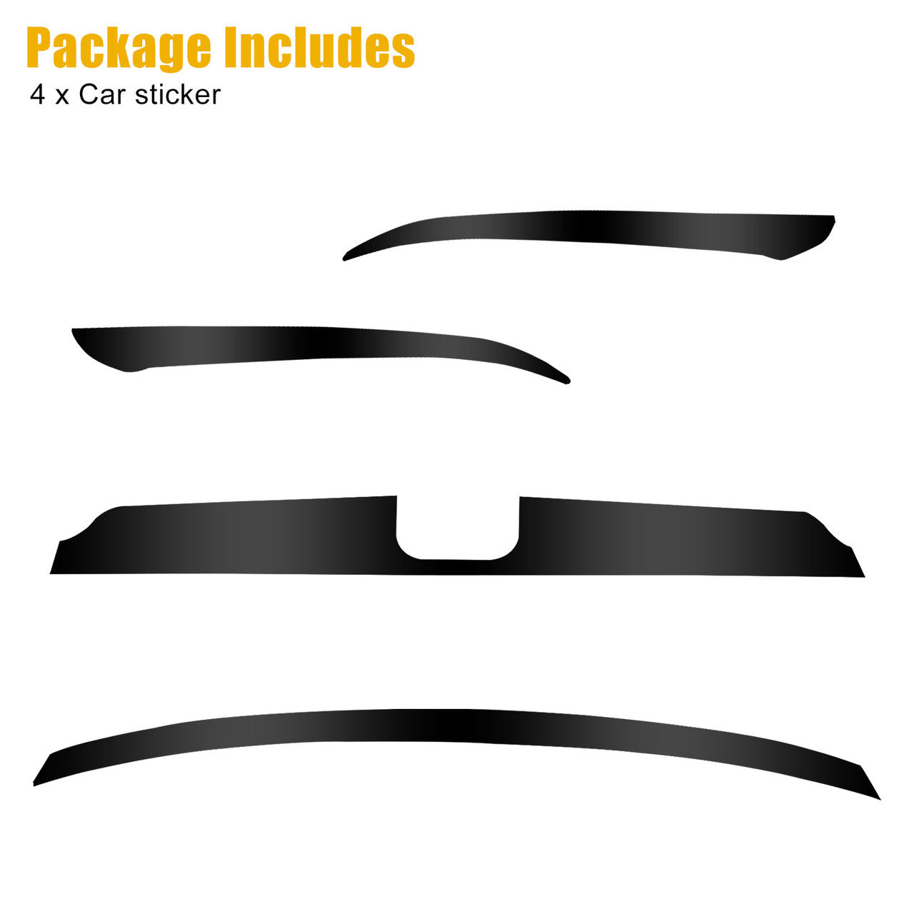 Front Grille Chrome Delete Blackout Precut Vinyl Wrap Cover - Compatible with Honda Civic 10th Gen 2016-2021 (Black)