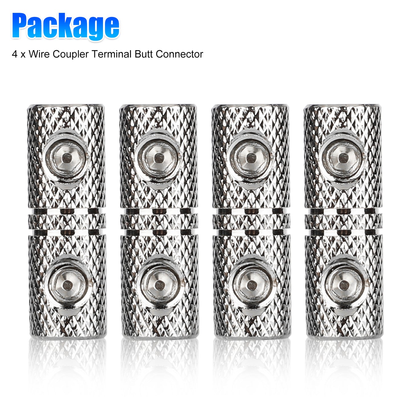 4pcs Coupler Terminal Butt Connector