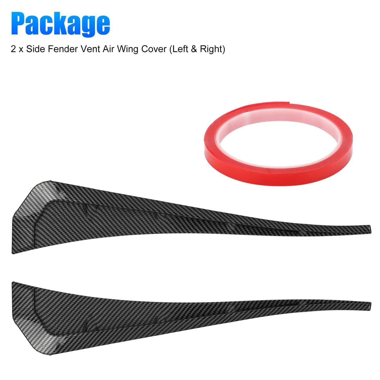 2pcs car side Fender Vent Air Wing Cover