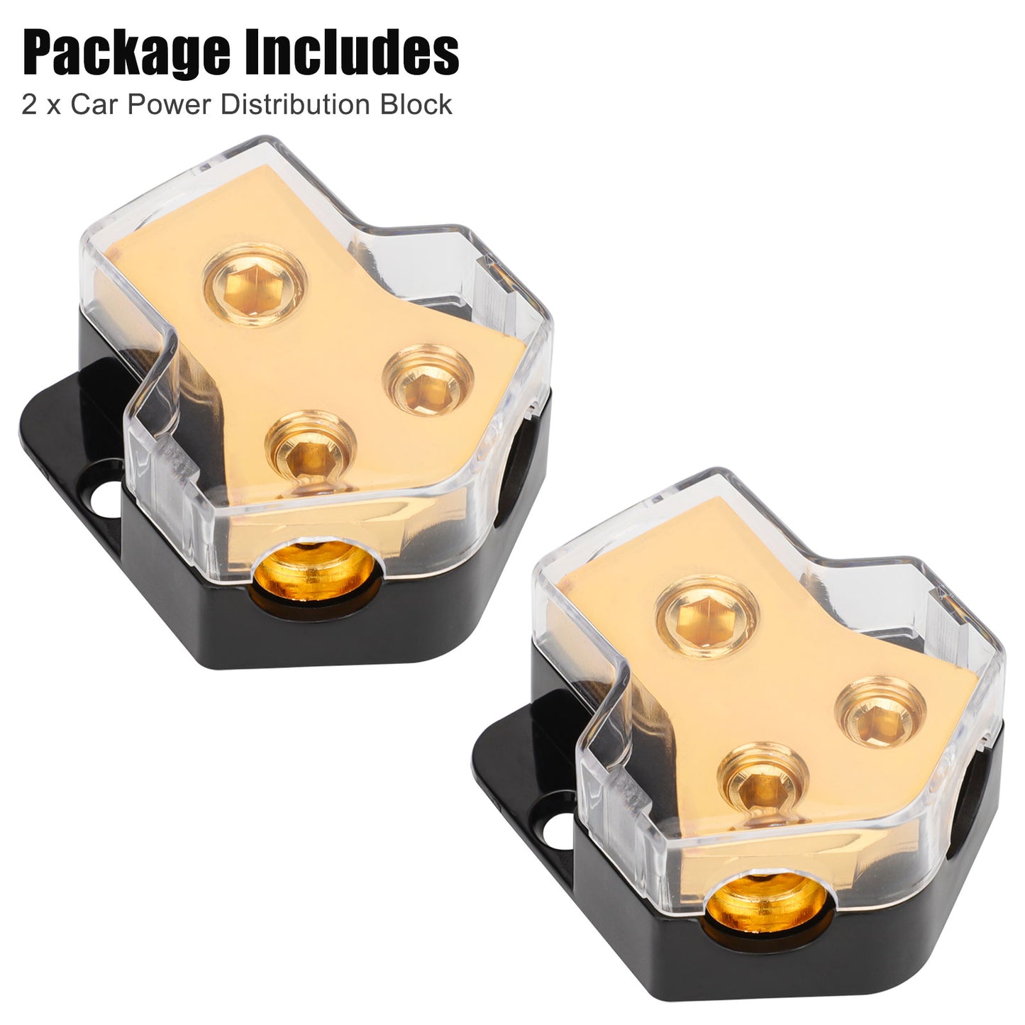 2 Way Amp Power Distribution Block