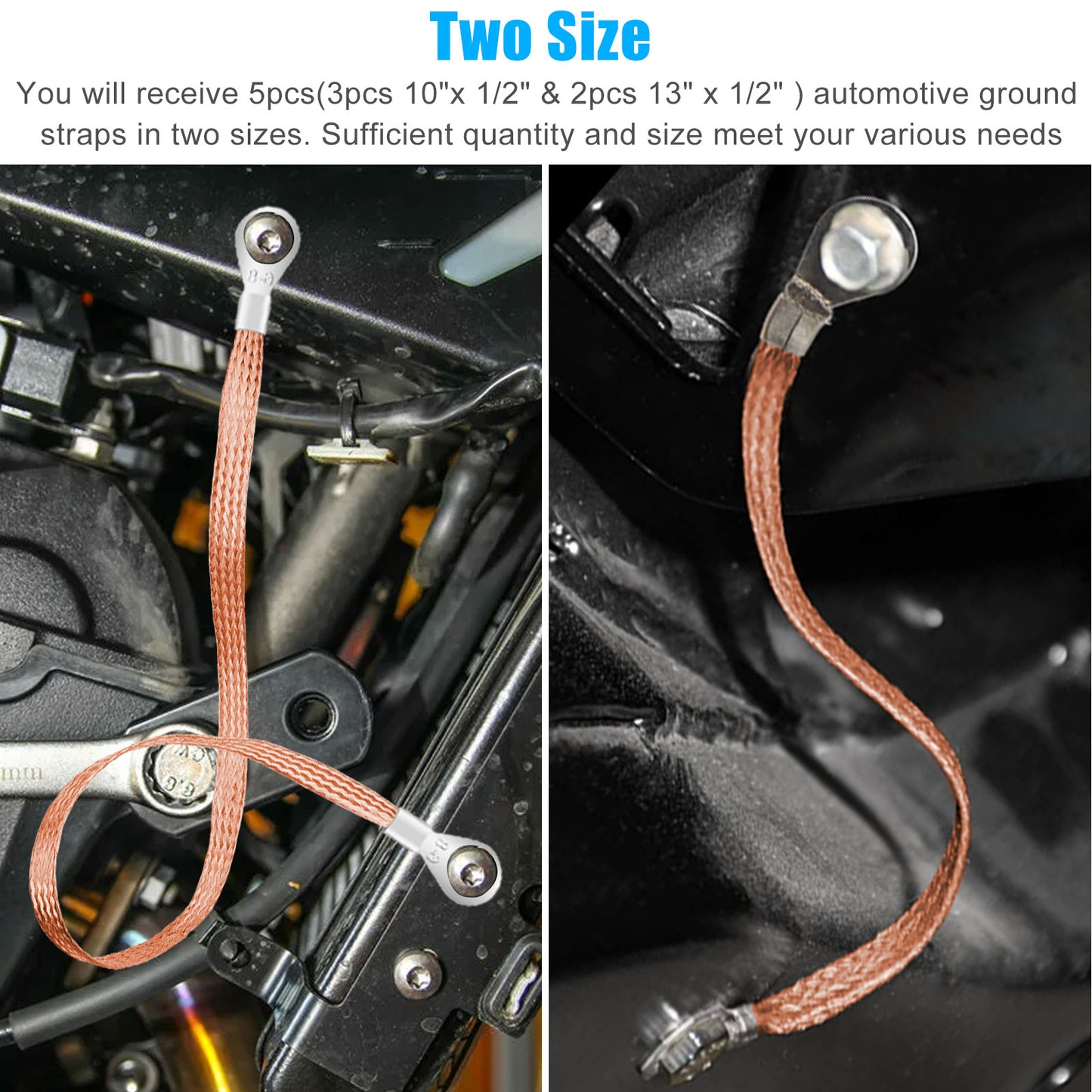 4pcs Vehicle Ground Straps