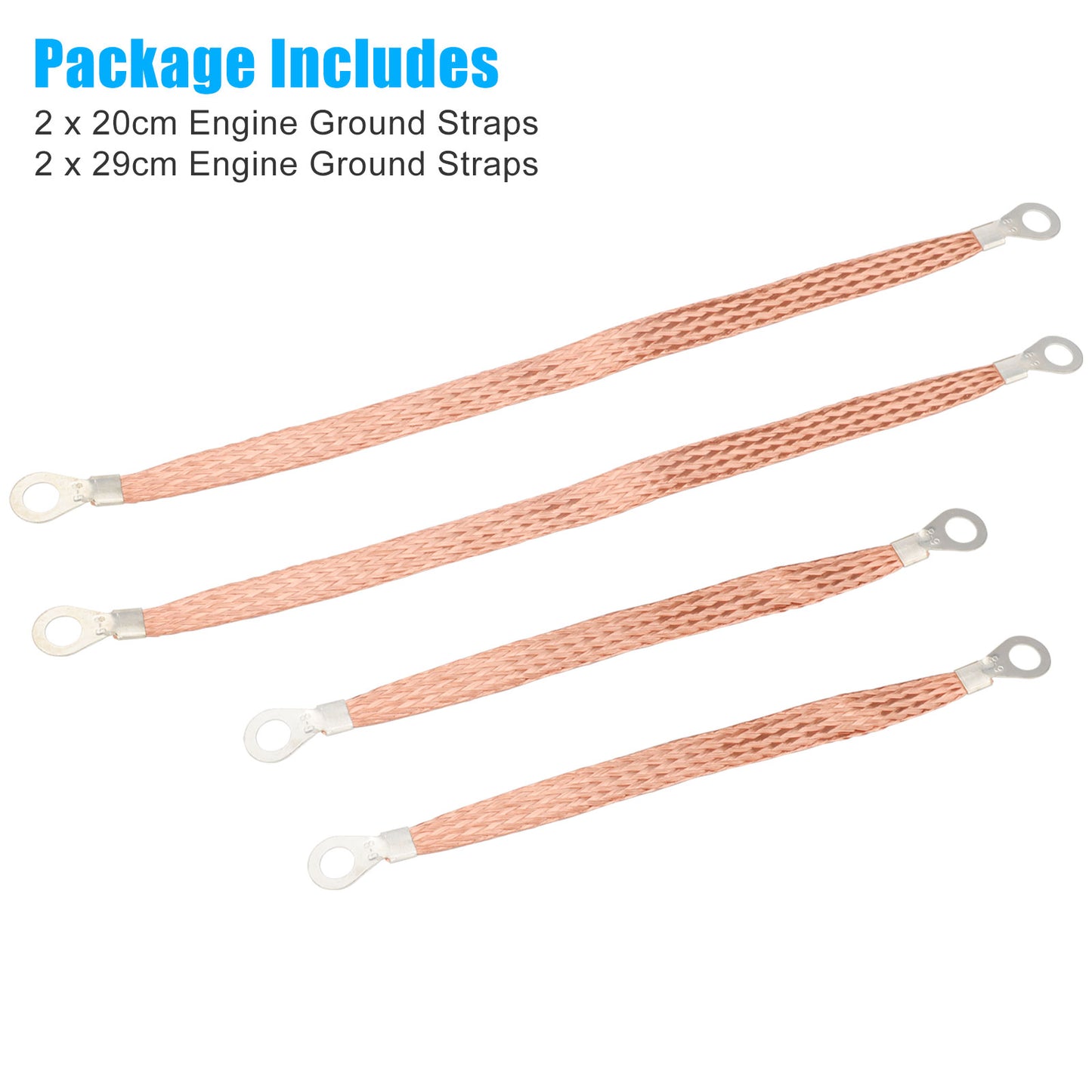 4pcs Vehicle Ground Straps