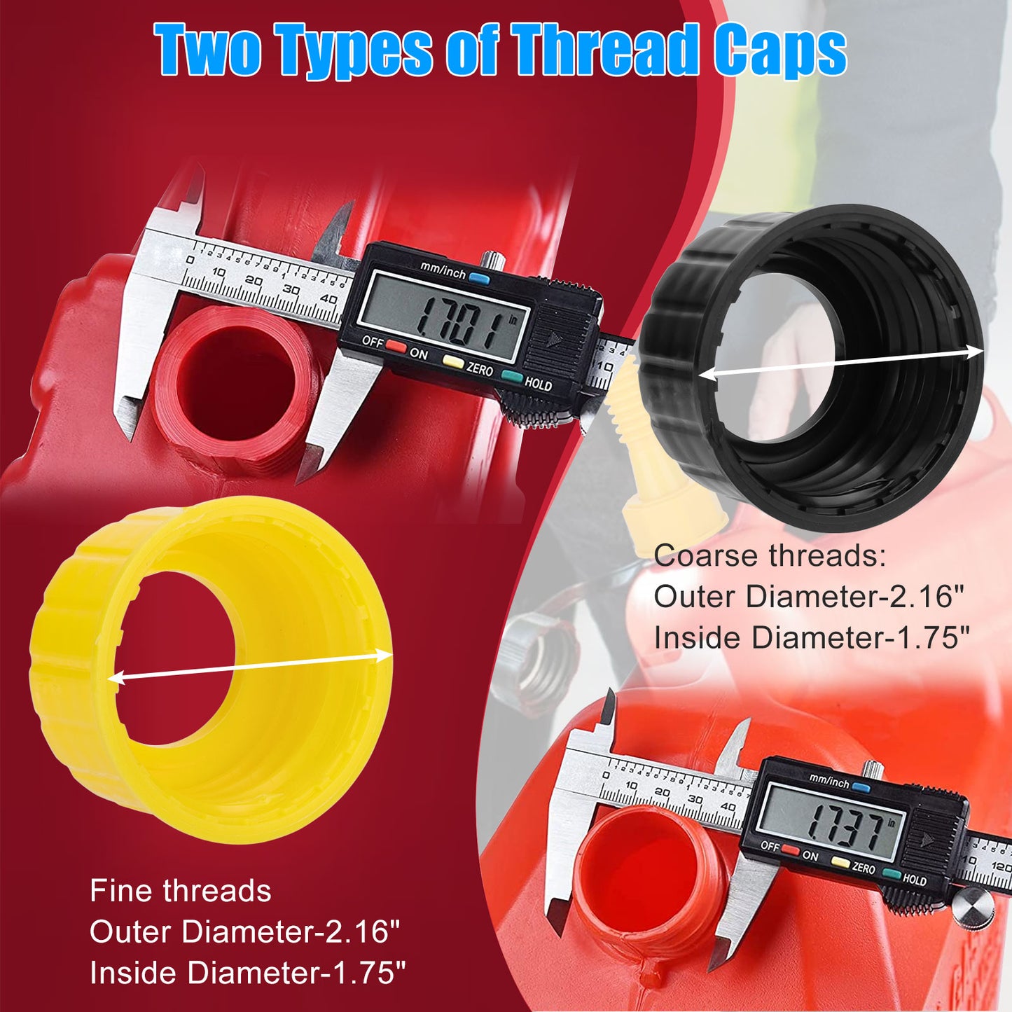 Fuel Can Spout Kit - Upgraded Design for Easy and Leak-Free Fuel Dispensing