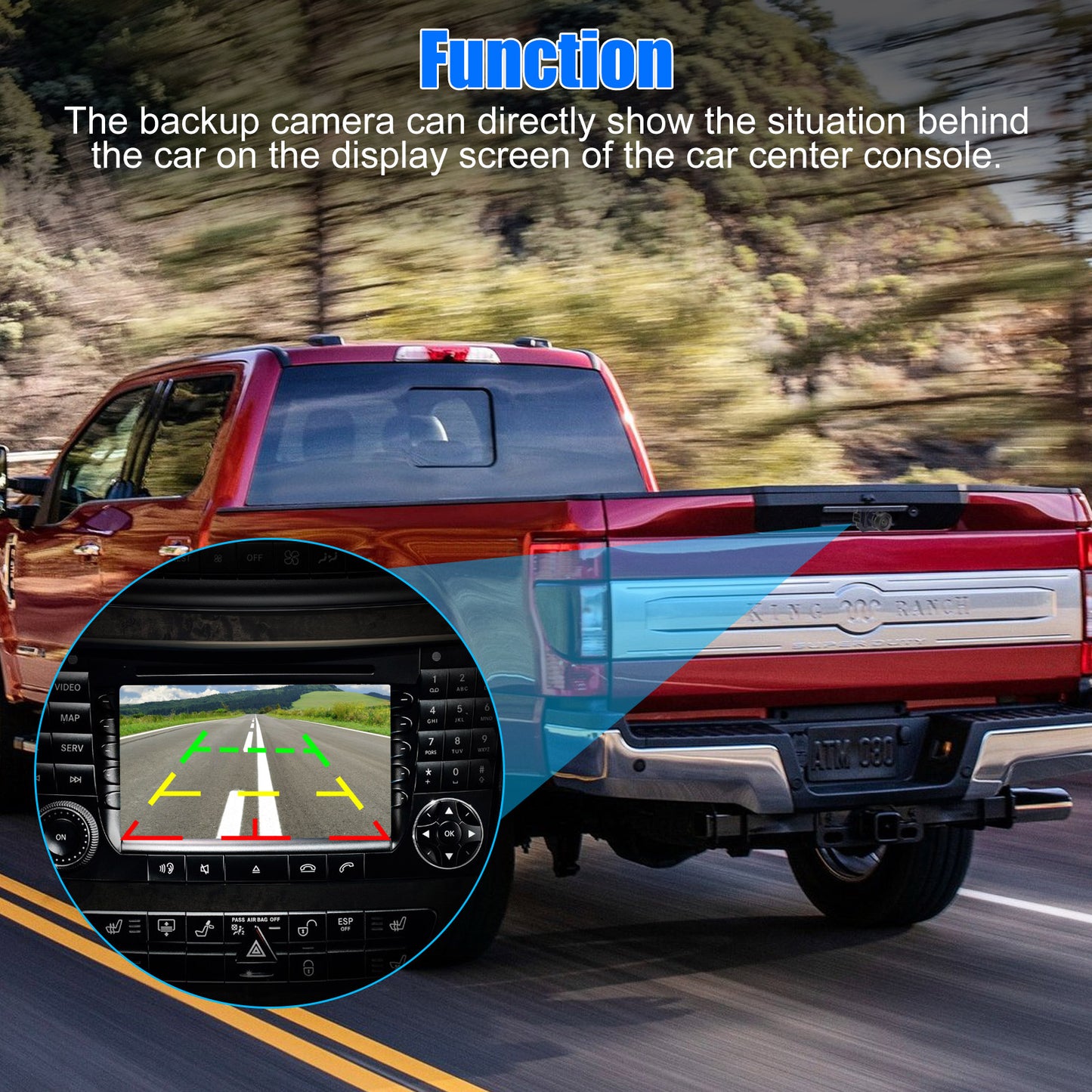 Rear View Camera for Ford Super Duty 2017-2022 - Enhanced Safety and Durability
