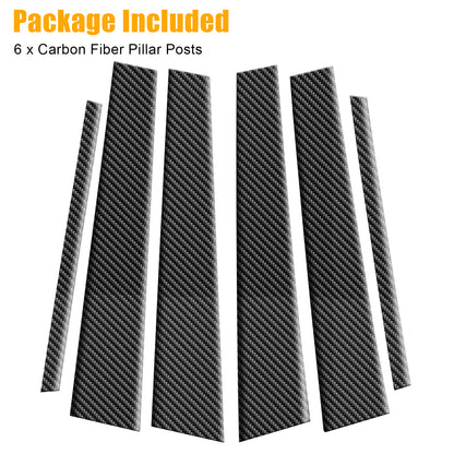 6pcs Carbon Fiber Pillar Posts for Infiniti G35 G37 - Durable, Stylish, and Easy to Install, For Infiniti G35 G37 2002-2013 Sedan
