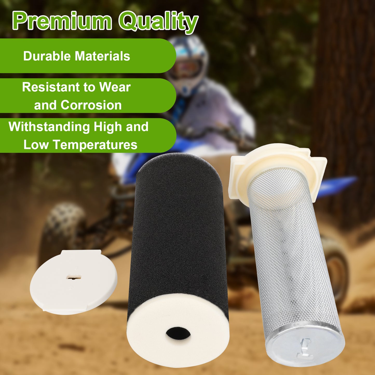 Durable Air Filter Kit - Premium Quality for Yamaha Raptor, Warrior, Wolverine, and Grizzly Models