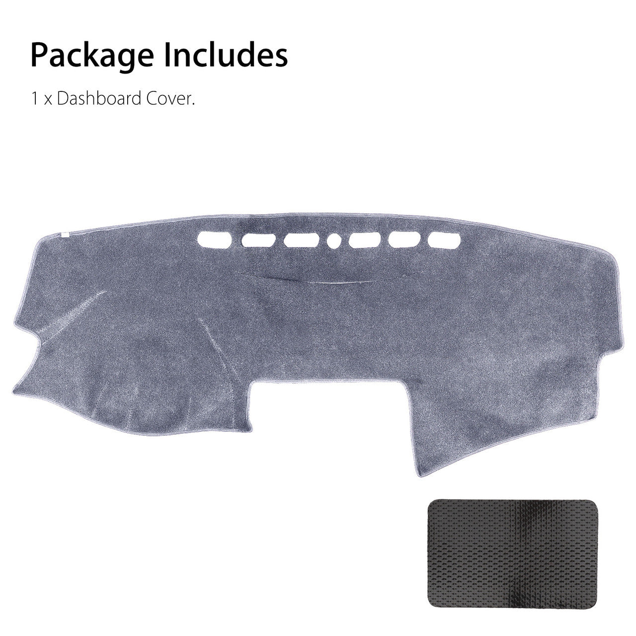 Dash Mat Carpet Cover for Toyota Camry 2007-2011, Premium Carpet Non-Slip, Grey