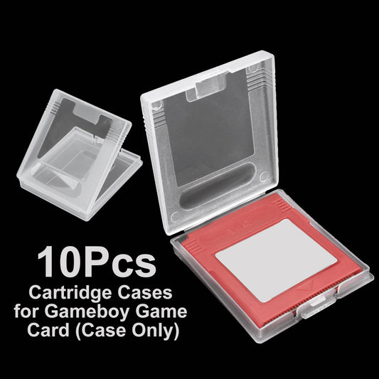 Clear Game Cartridge Case Box fit for Nintendo Game Boy Color, Transparent Game Card Case Cover Waterproof Cartridge Game Box (Case Only)