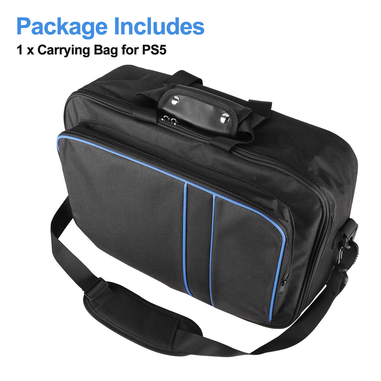 Carrying Case Travel Storage Pouch Shoulder Bag for Console Game Accessories PS5