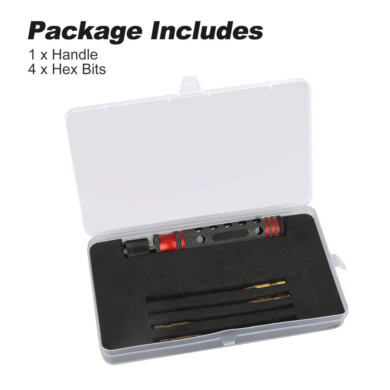 Magnetic Metric Hex Bit Set for Drill RC Tool