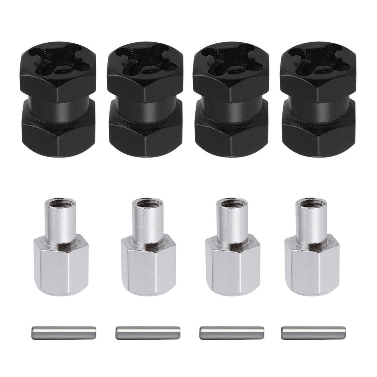 Wheel Hub Hex Drive Adaptor Extension for RC Cars