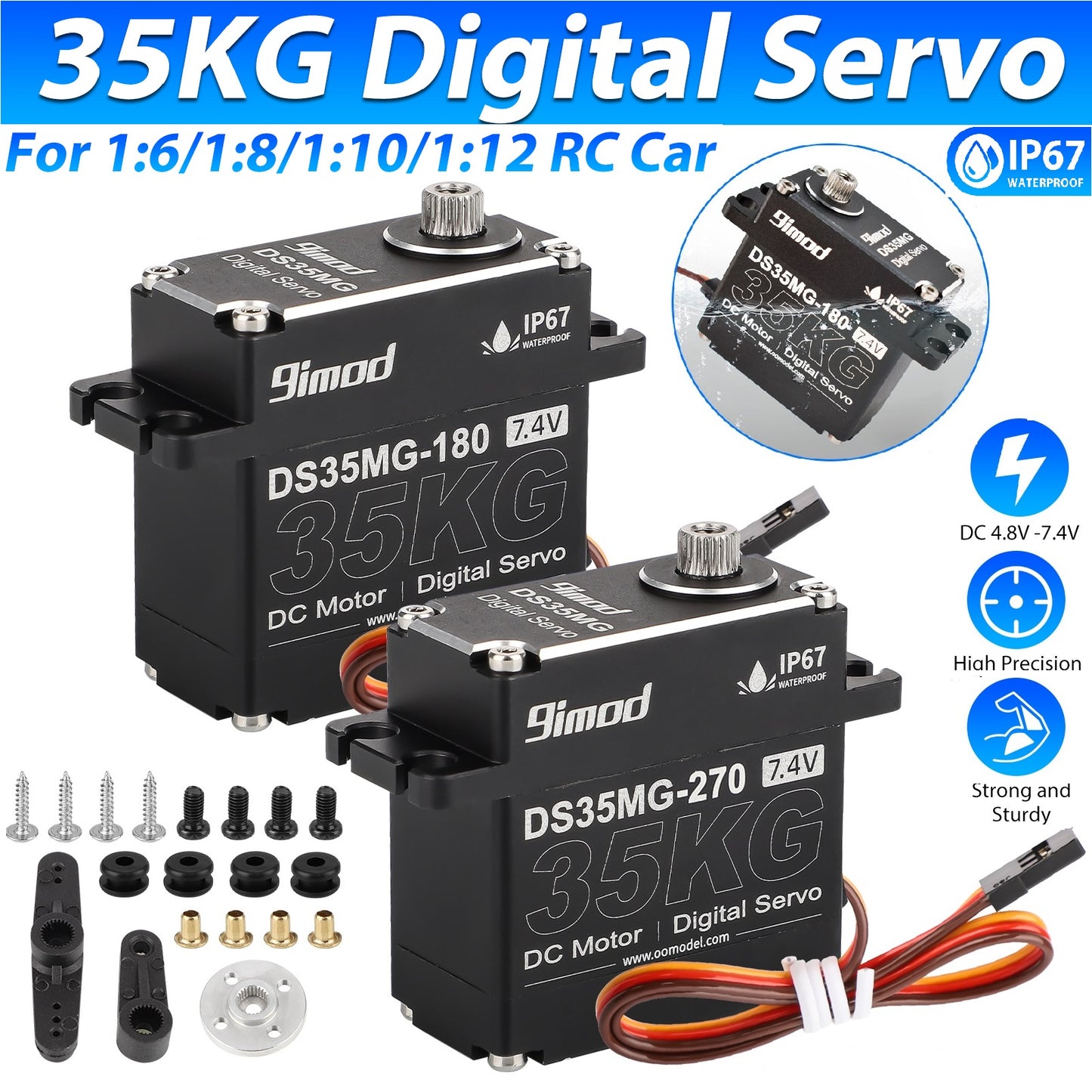 35kg High Torque Servo Motor