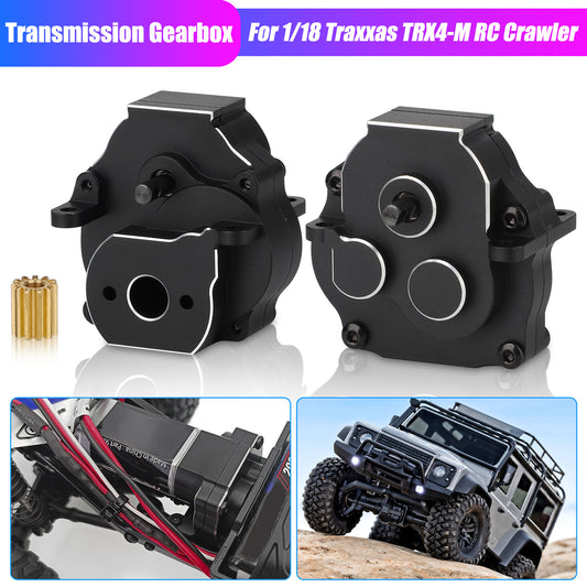 Gearbox for 1/18 Traxxas TRX4-M RC Crawler Upgrade Parts