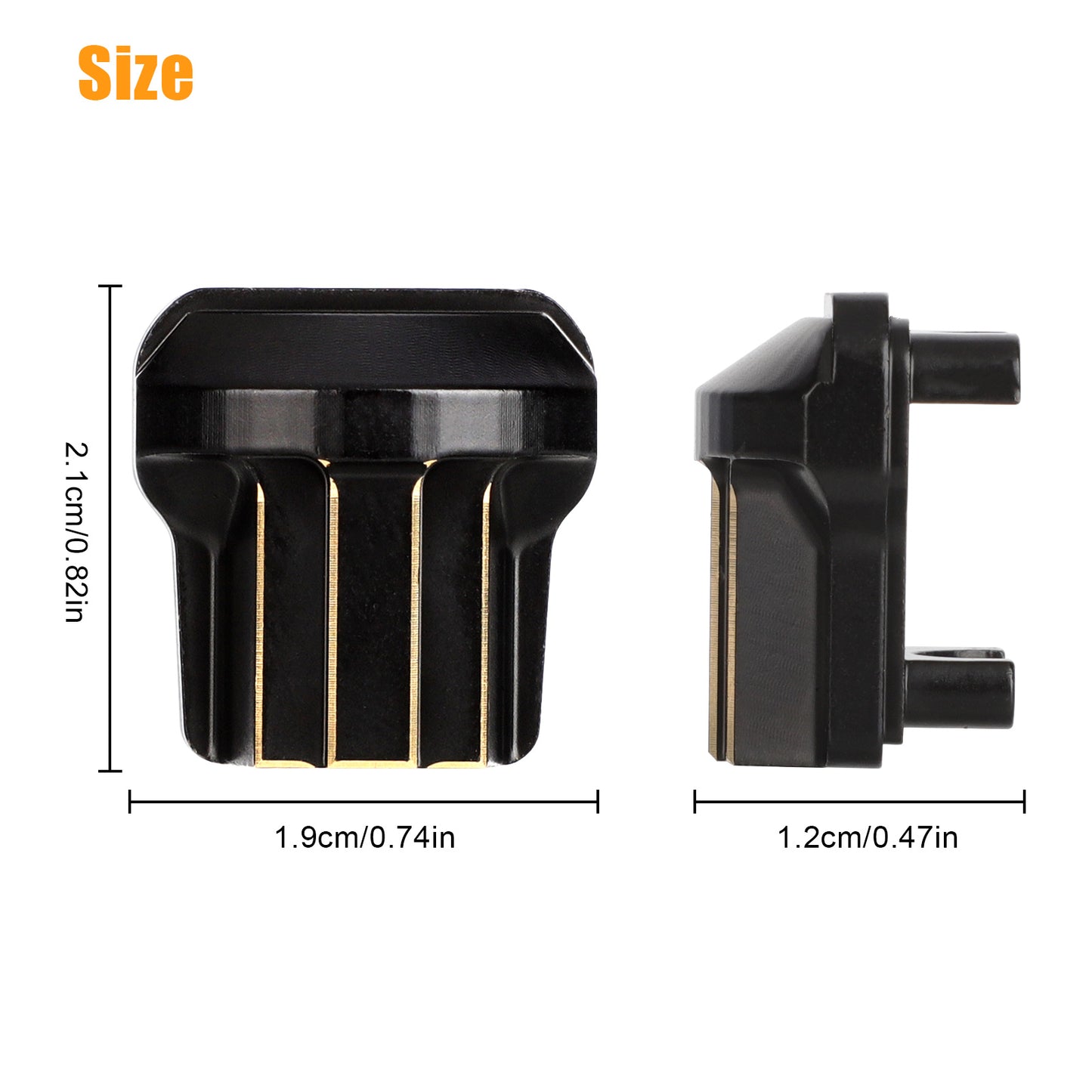 Axle Diff Cover for 1/18 RC Car