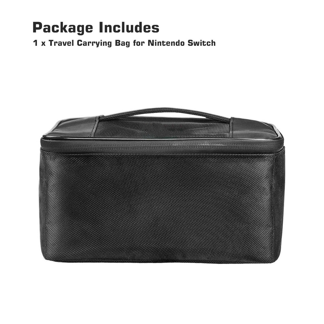 Non-slip and Shockproof Protection Portable Travel Storage Bag Case for Nintendo Switch & Other Accessories, Black