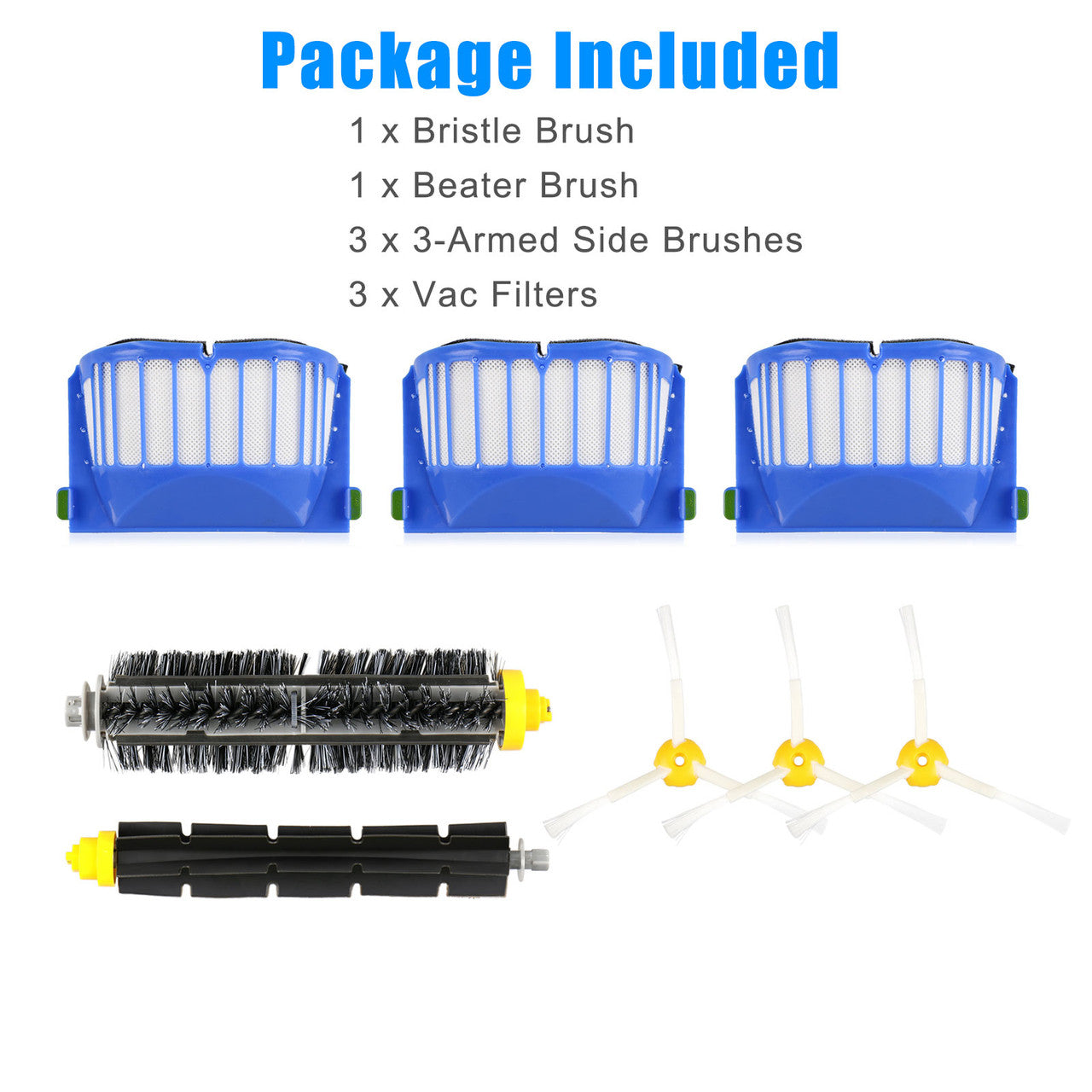 Replacement Accessory compatible with Roomba 600 Series Filter For All Roomba 500 and 600 Series Robots