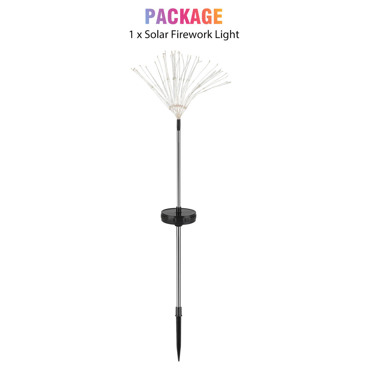 Starburst Solar Firework Fairy Lights, Outdoor Lawn Lamp and Garden Path