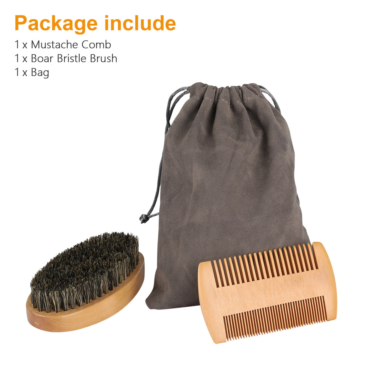 Mustache Beard Grooming Kit Great for Trimming & Styling Beards and Mustaches
