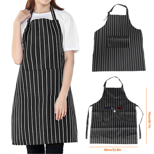 Waterproof Kitchen Bib Aprons Dress Chef BBQ Cooking Baking Restaurant
