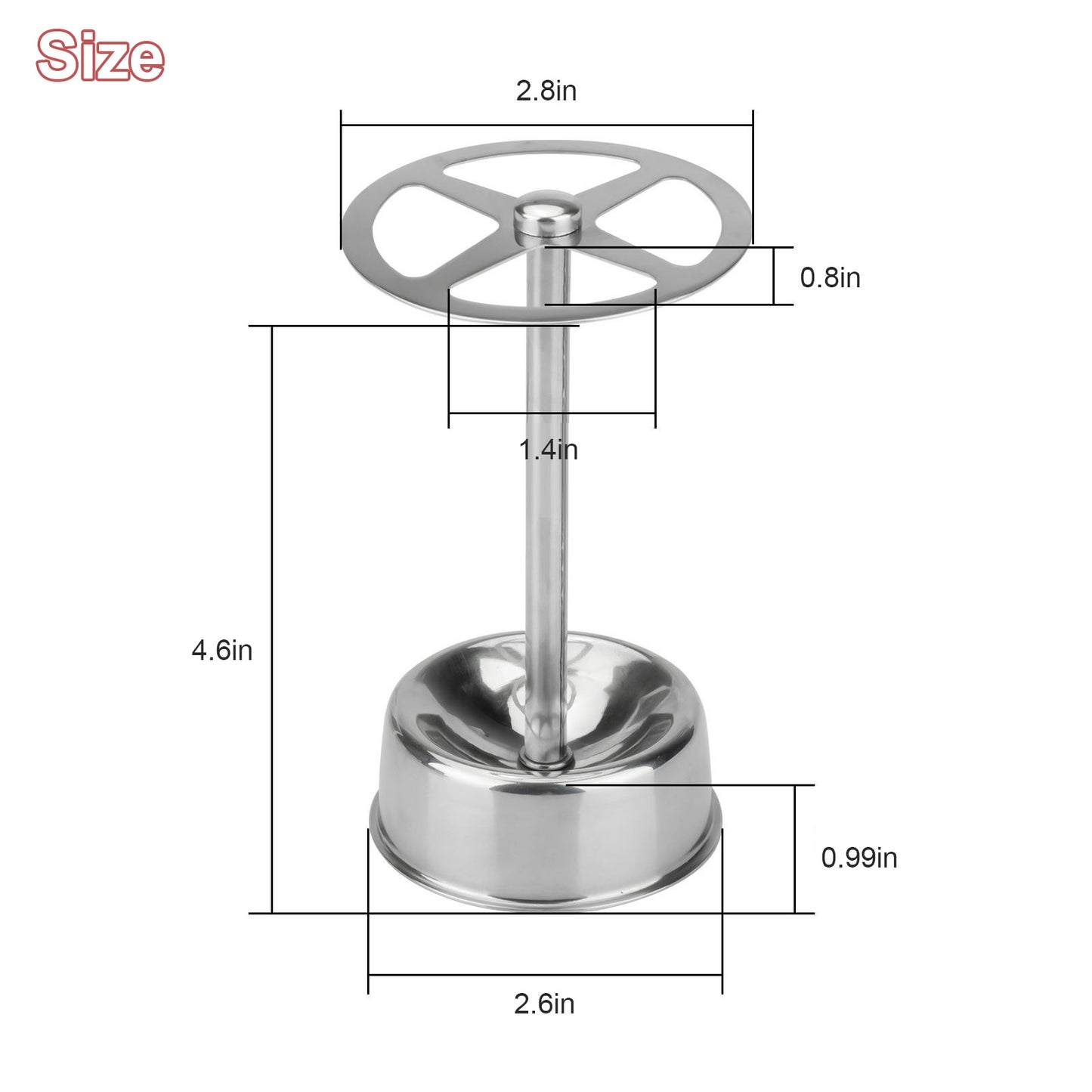 Stainless Steel Stand Toothbrush holder
