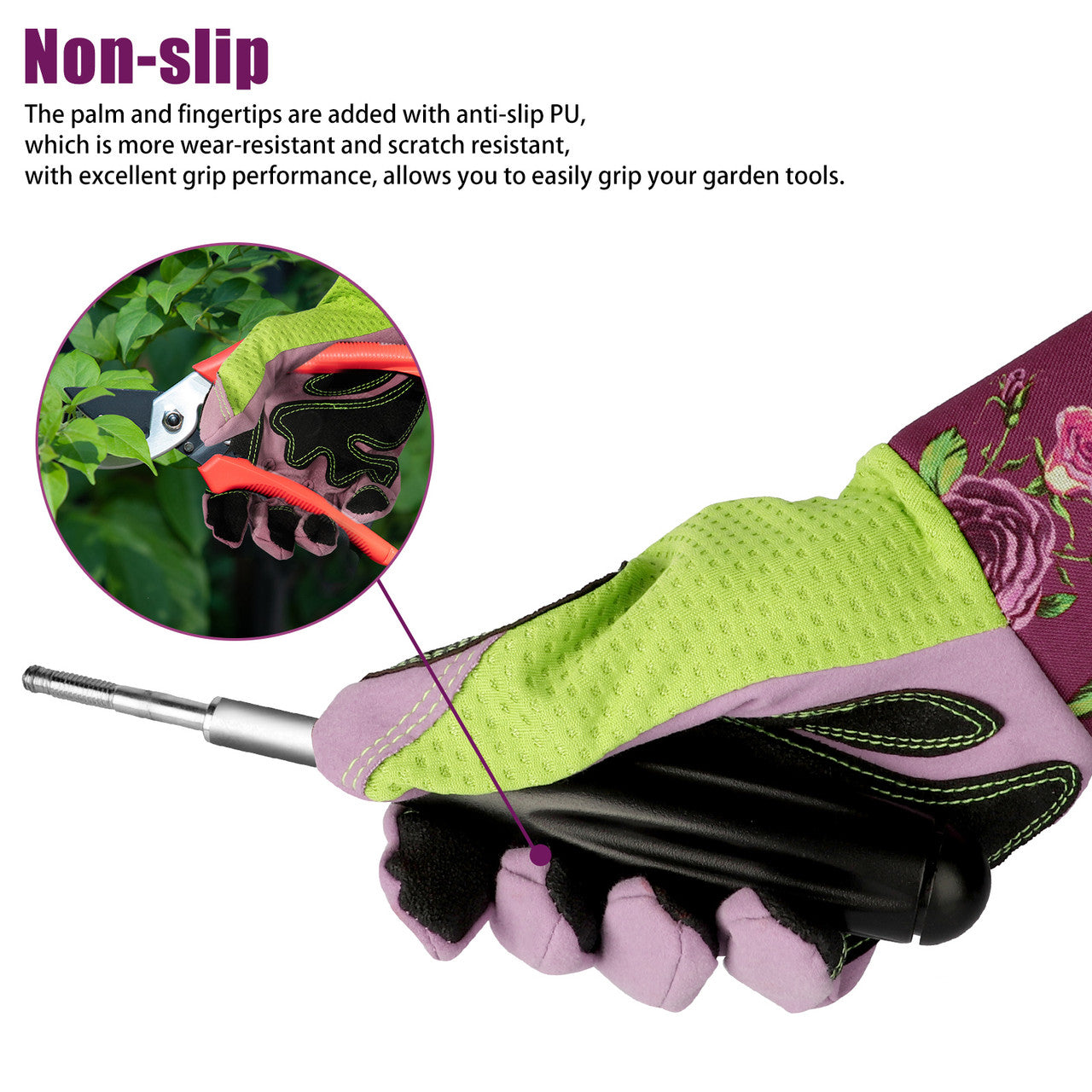 Garden Gauntlet Long Gloves, Thorn Proof, Perfect for Outdoors and Gardening