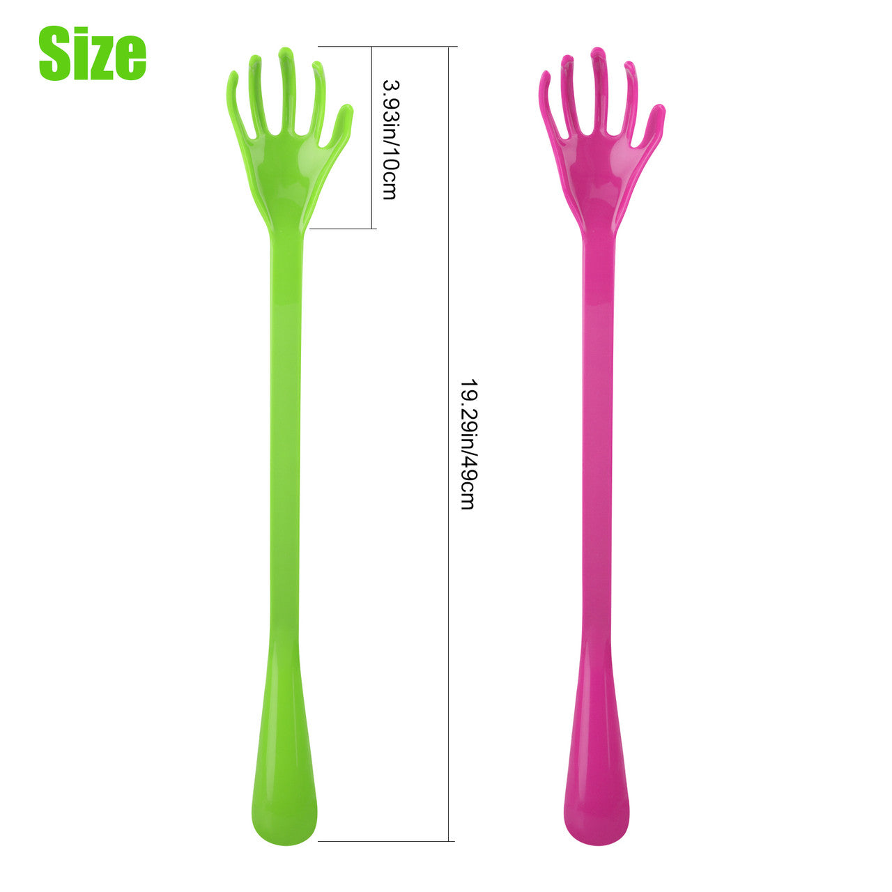 Plastic Shoe Horn Itch Harrow, 3pcs