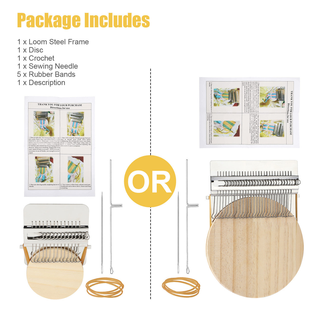 Small Knitting Machine Tools for Easy DIY Knitting Designs and Great as a Sewing Helper