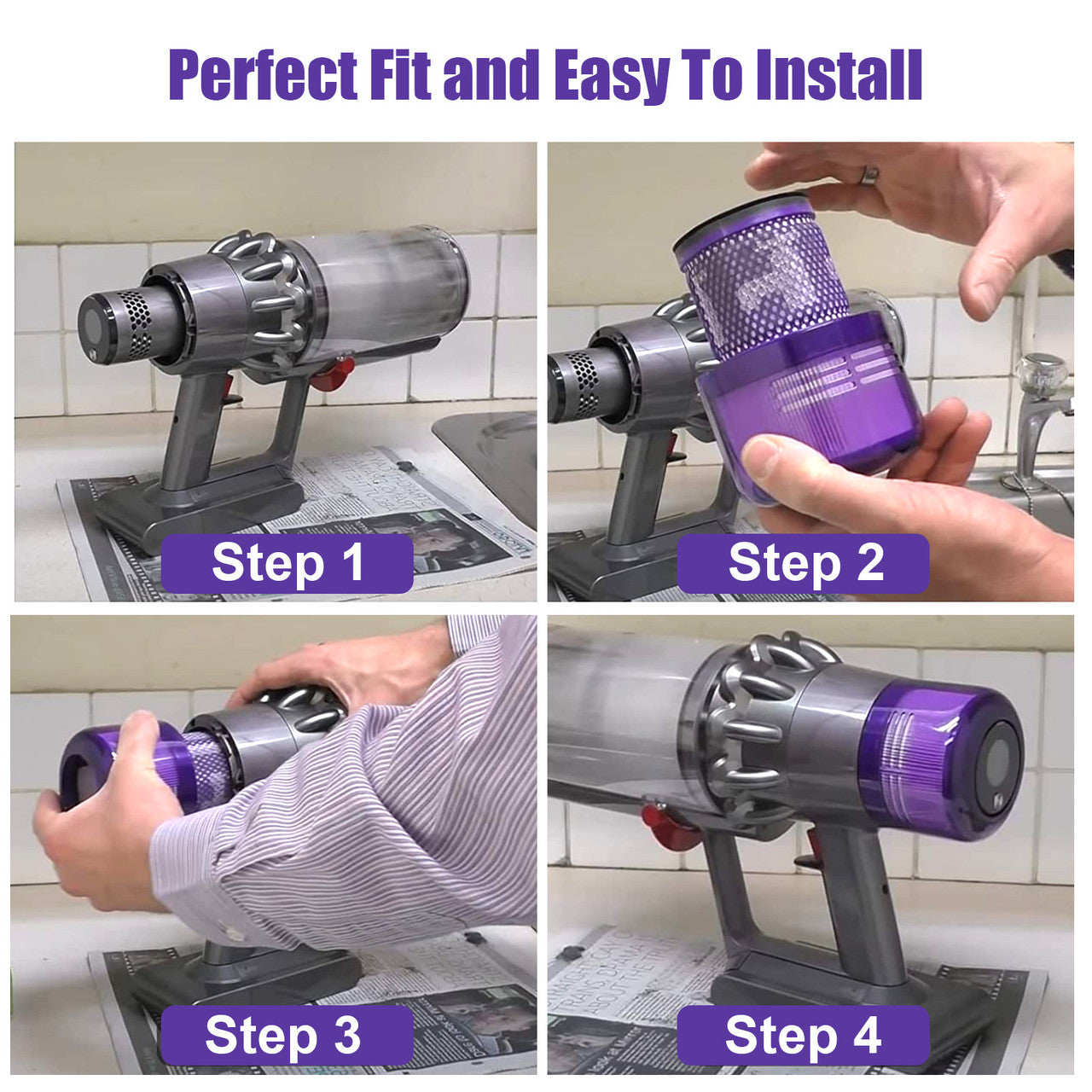 Rear Filter Element HEPA Filter that is easily Assemble,Suitable For Dyson V11 Vacuum Cleaner