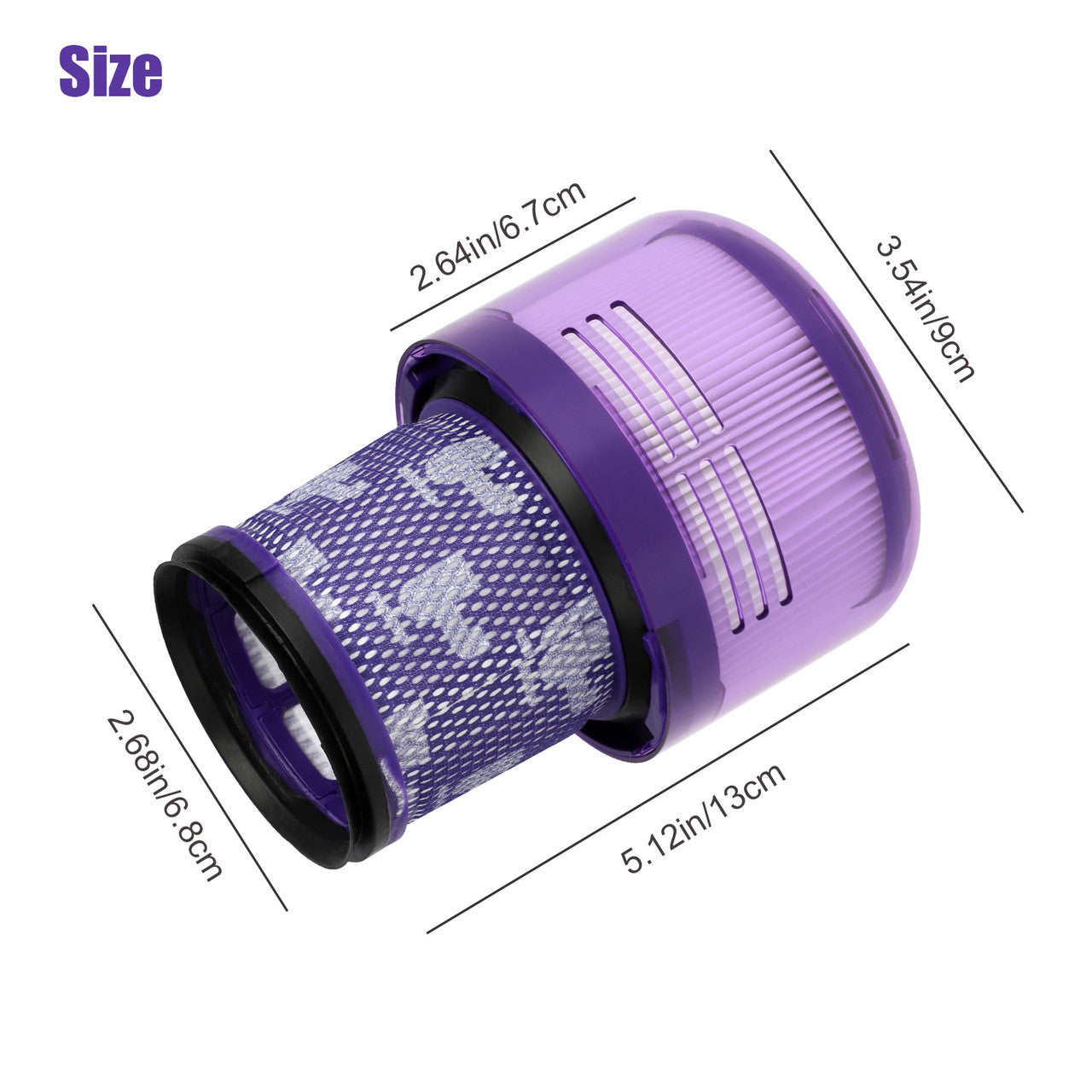 Rear Filter Element HEPA Filter that is easily Assemble,Suitable For Dyson V11 Vacuum Cleaner
