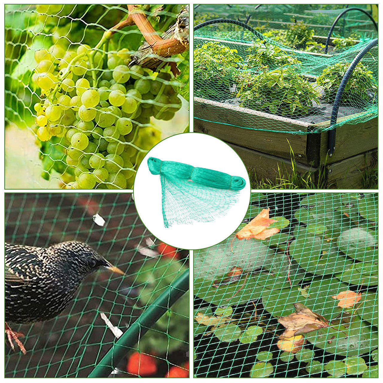 13*33ft Garden Bird Safety Prevention Net, Sturdy and Durable, Easy to Install