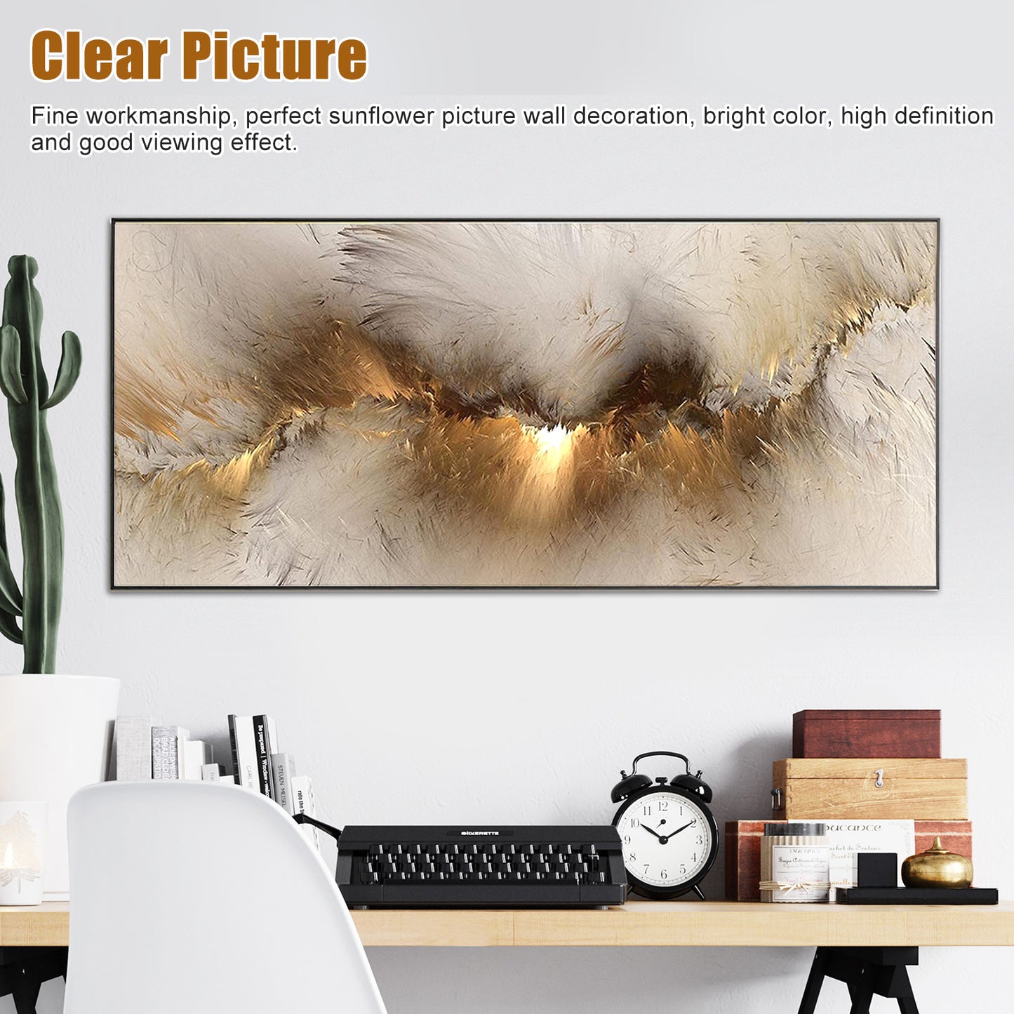 Cloud Abstract Canvas Mural 50*100