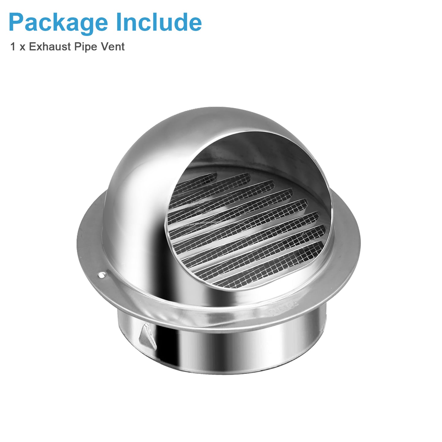 4 Inch 304 Stainless Steel Exhaust Pipe Vent